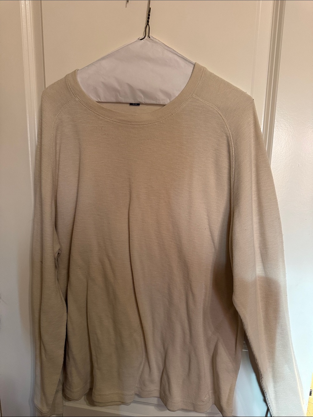 Eddie Bauer Cream Crewneck Sweater